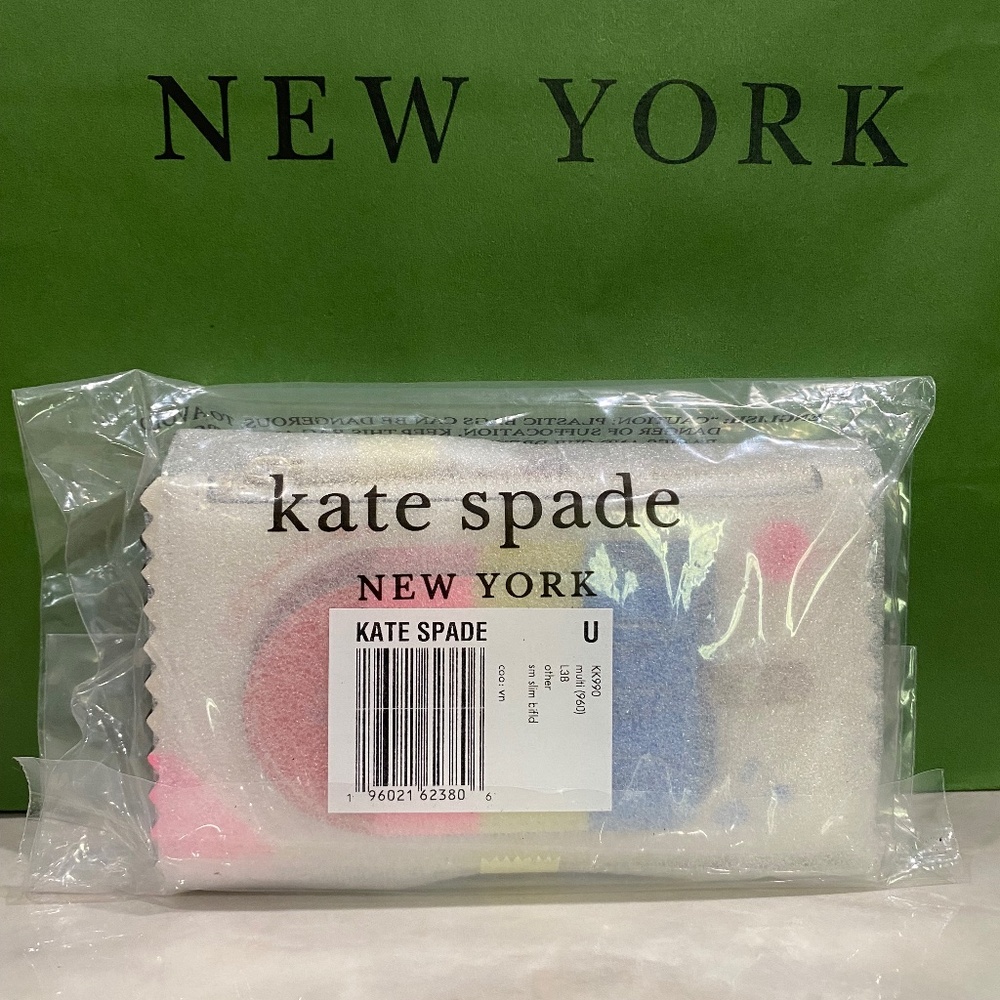 Kate Spade Popsicle Small Slim Bifold Wallet NWT - Picture 3 of 7
